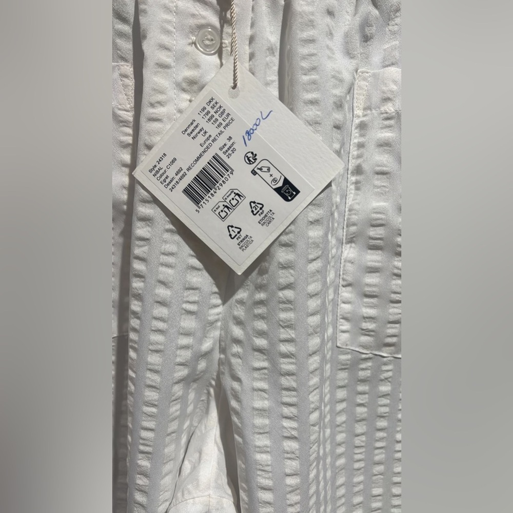 NWT Baum Und Pferdgarten Elegant White Women's pants size 38 - Picture 10 of 10